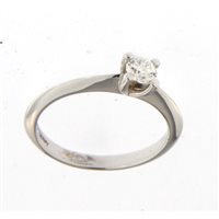 Anello Soranzo Gioielli Donna Solitario in Oro bianco Diamante NP1026334-16 - NP1026334-16